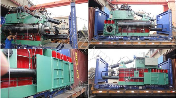 Rigidità strutturale affidabile di 250 Ton Scrap Metal Baler Machine 3