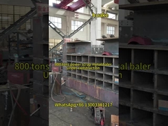 macchine per la stampa di scarti di acciaio con confezionatore di scarti di acciaio 800 tonnellate di potenza macchine per la stampa di scarti di scarti di acciaio